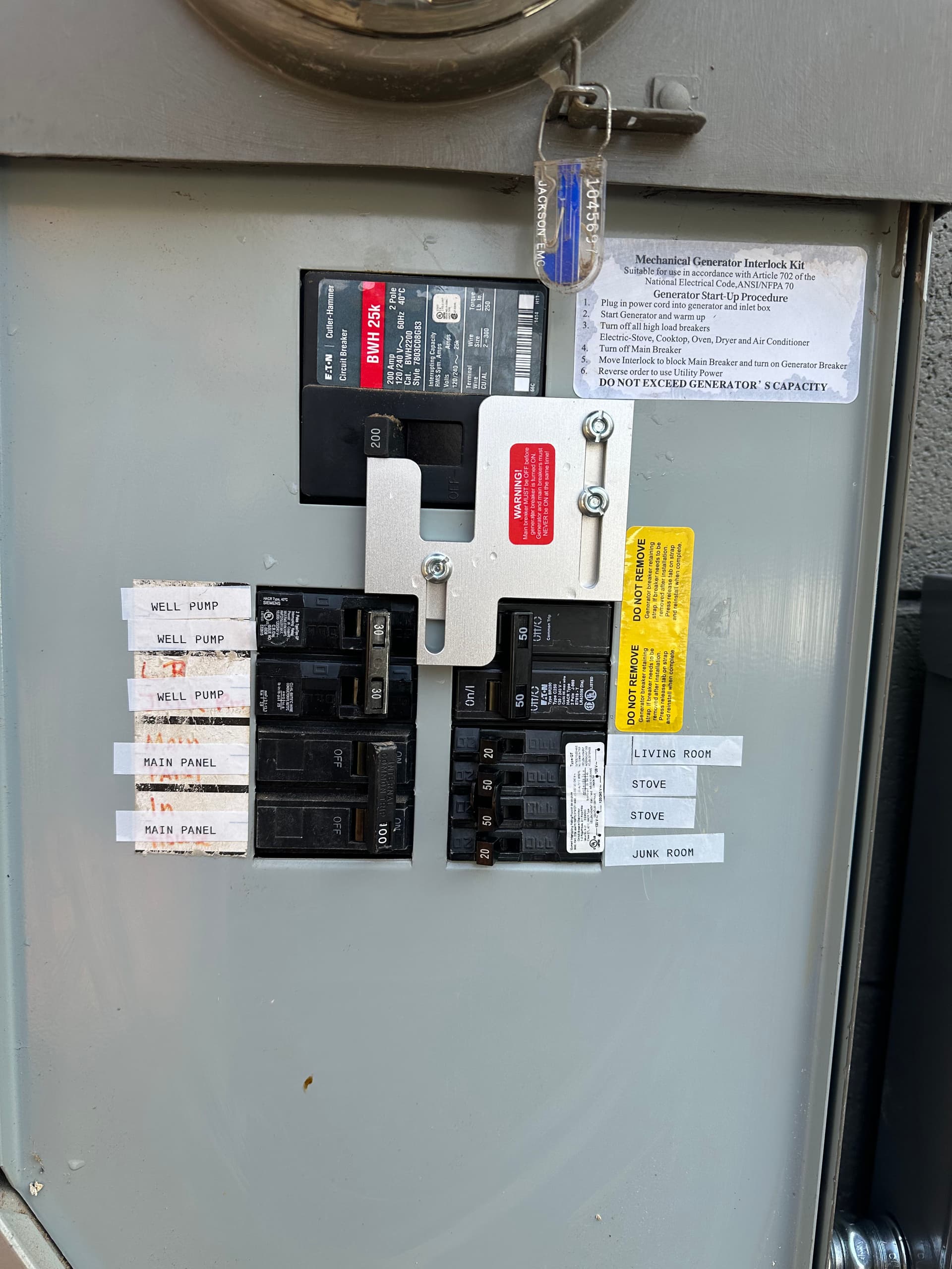 Gallery photos for Stay Prepared with Generator Interlock and 50 Amp Inlet in Gainesville GA: Image #1