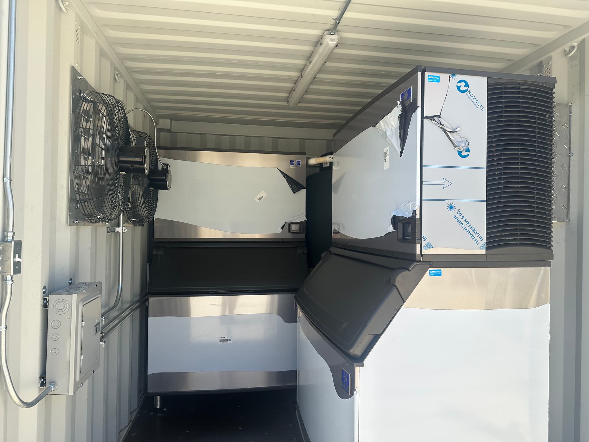 Gallery photos for Mobile Ice Unit Electrical Build with Generator Inlets in Maysville GA: Image #2