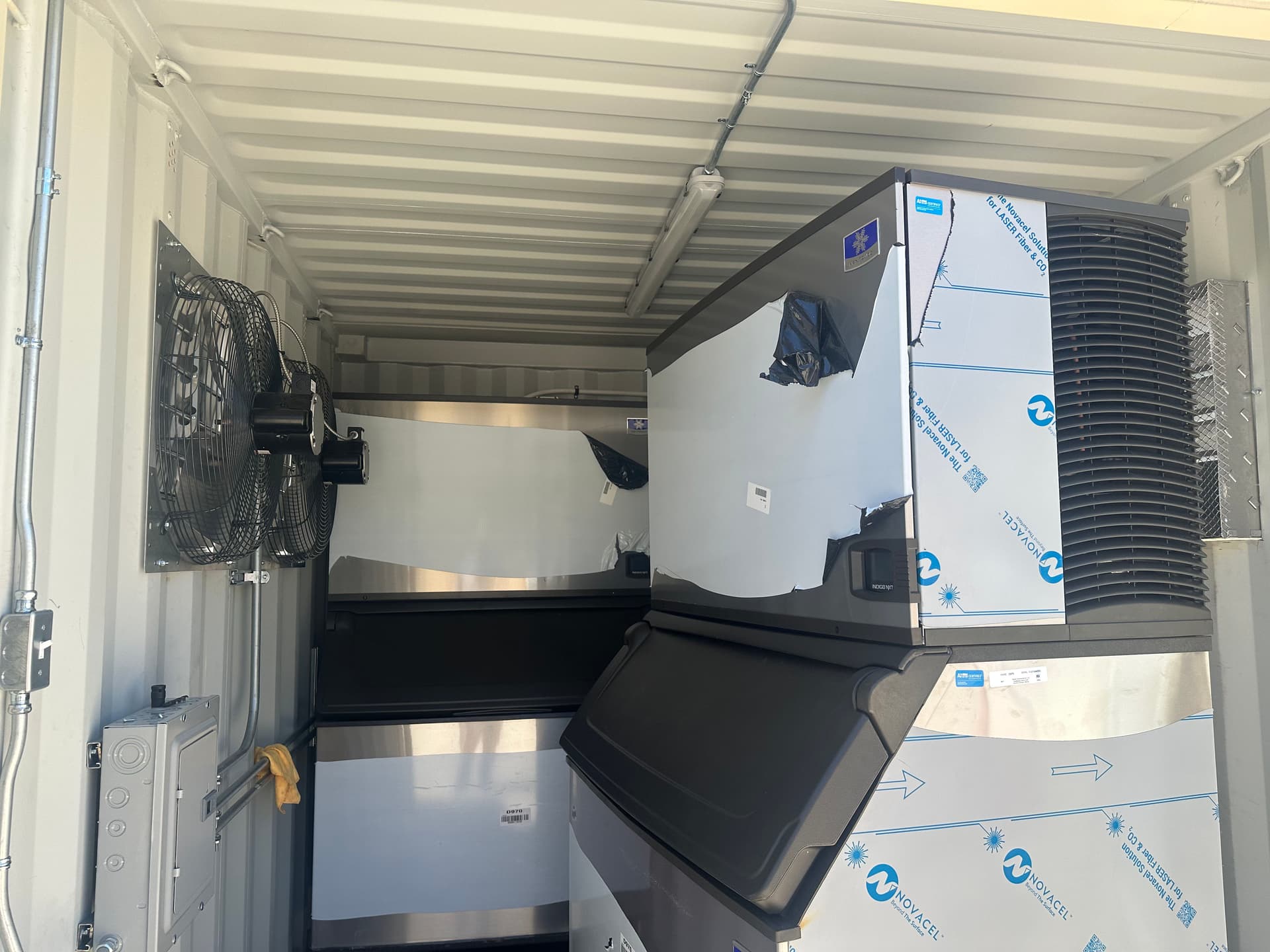 Gallery photos for Mobile Ice Unit Electrical Build with Generator Inlets in Maysville GA: Image #1