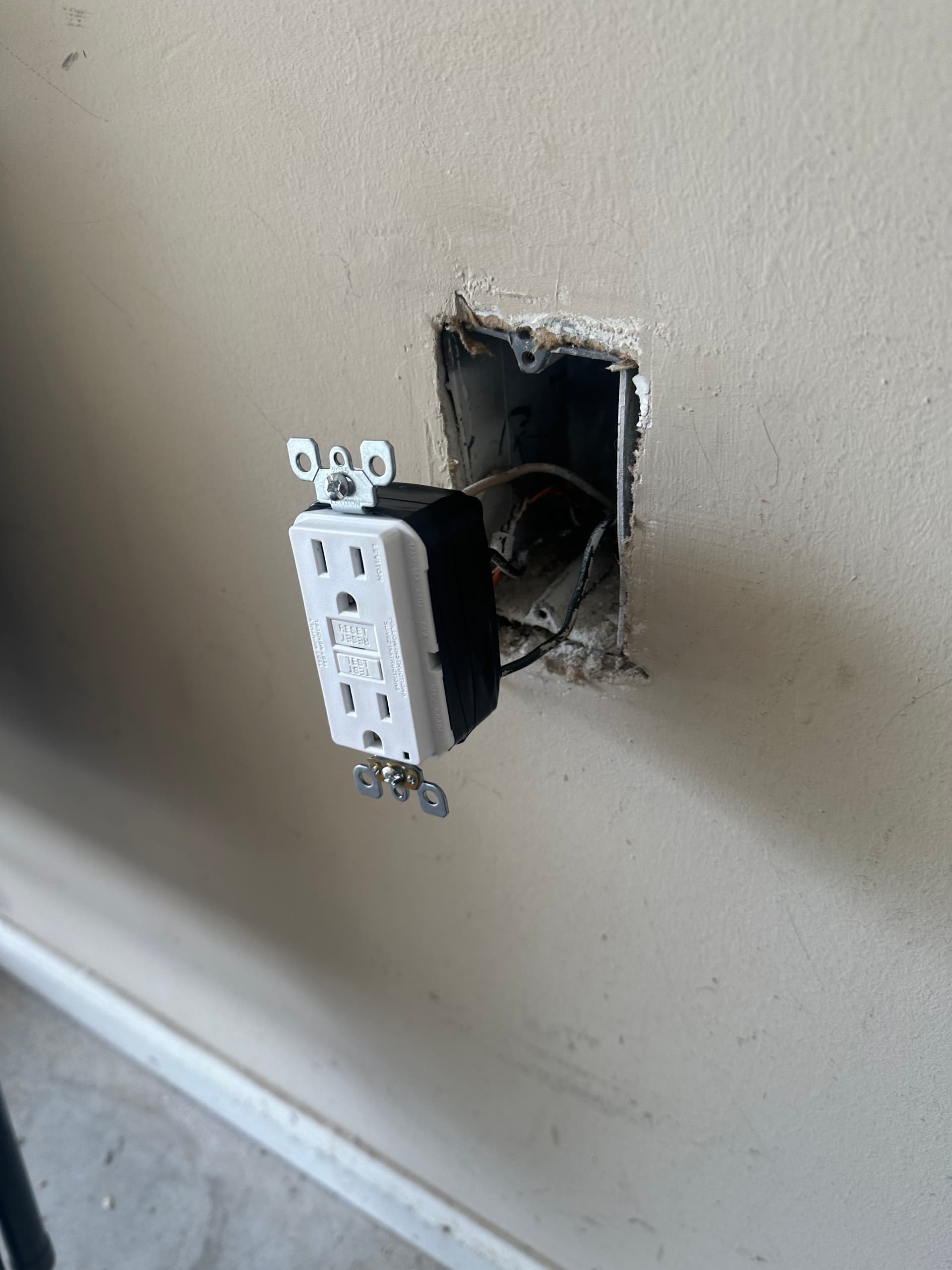 Gallery photos for Tesla Charger Install and Burnt GFCI Replacement in Lawrenceville: Image #3