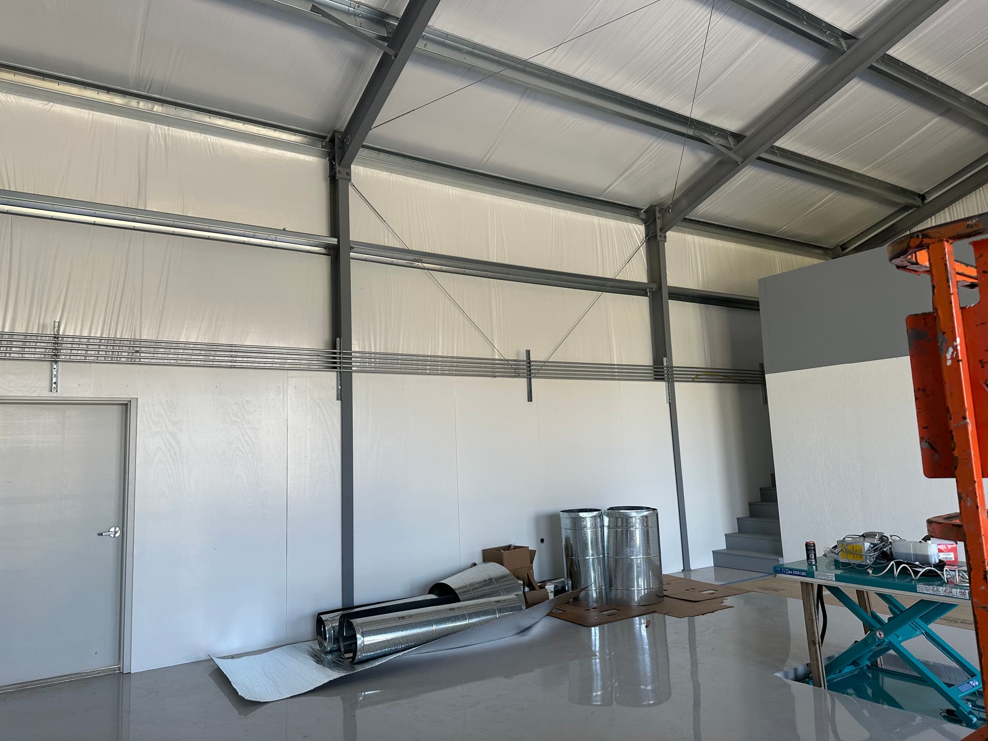 Gallery photos for Installing Electrical Systems in Mayesville's New Shop: Image #1